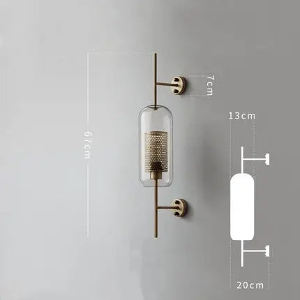Industrial Vintage Scandinavian Design LED Wall Lamp Donna. SPINGAR.COM
