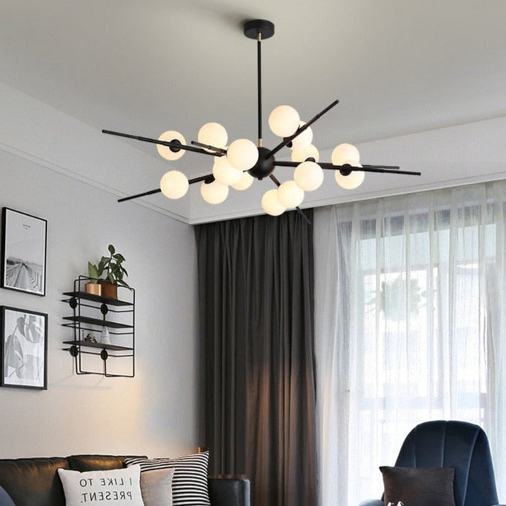 Modern Glass Ball LED Island Pendant Lamp Isabella™ Spingar.com