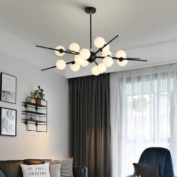 Modern Glass Ball LED Island Pendant Lamp Isabella™ Spingar.com