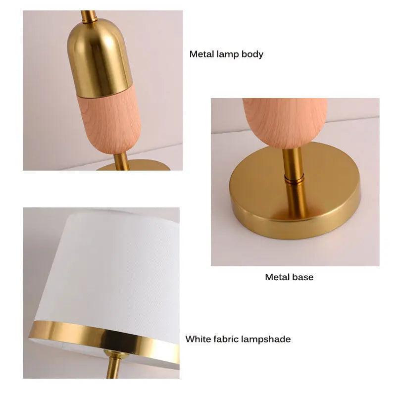 Luxury Creative Design Touch Button Table Lamp Lilou SPINGAR.COM