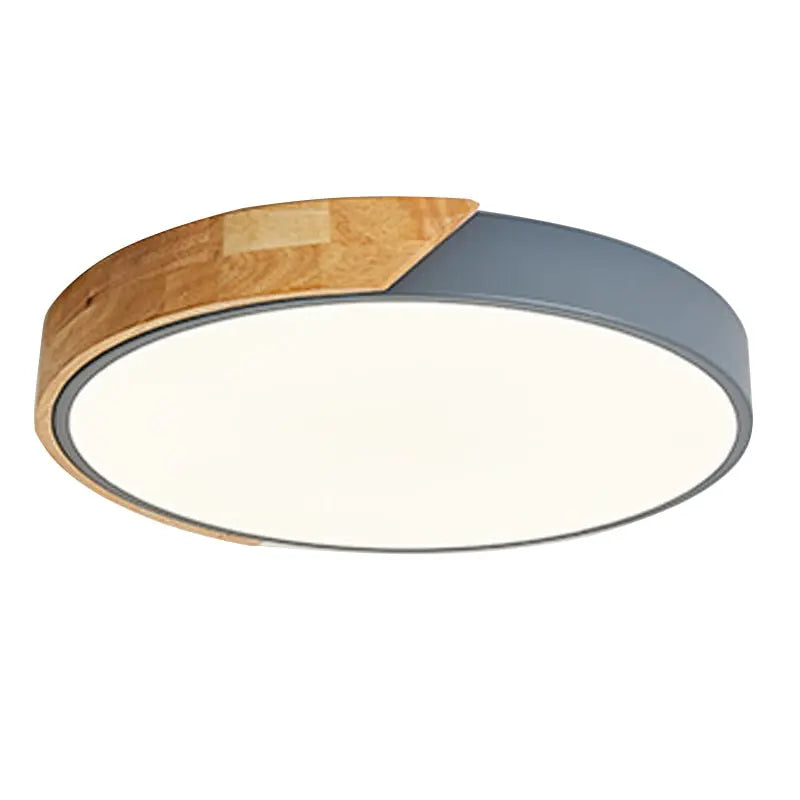 Wooden Frame LED Ceiling Lamp Konrad SPINGAR.COM