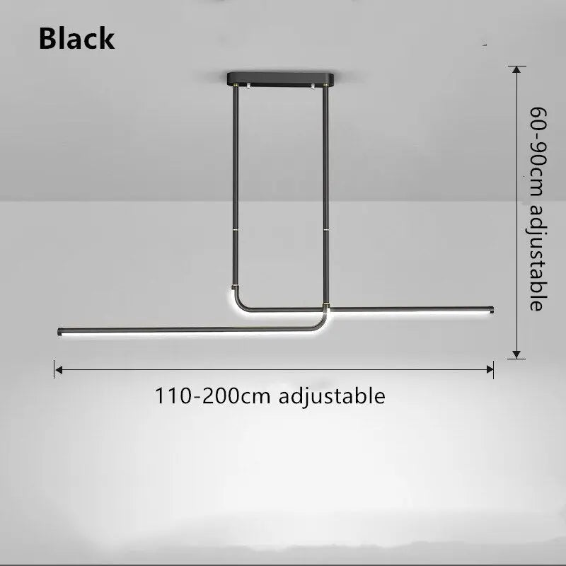 Modern Minimalist Dining Table LED Island Pendant Lamp Marny SPINGAR.COM