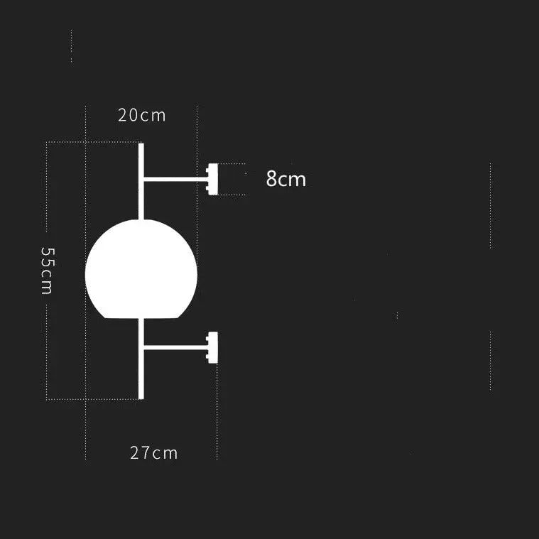 Industrial Vintage Scandinavian Design LED Wall Lamp Donna. SPINGAR.COM