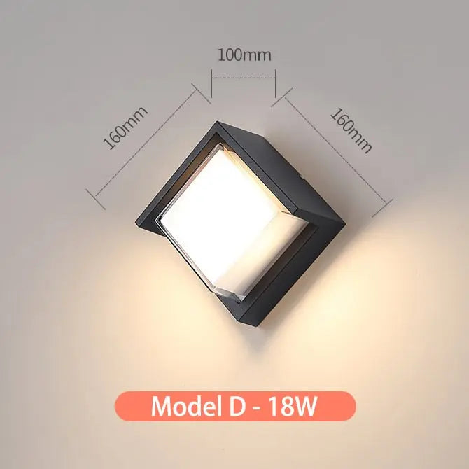 Outdoor LED Wall Lamp Hedvig ( with motion sensor ) SPINGAR.COM