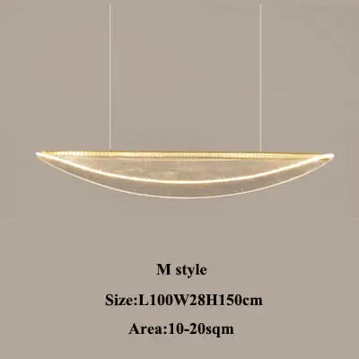 Modern Acrylic LED Island Pendant Lamp Marina SPINGAR.COM