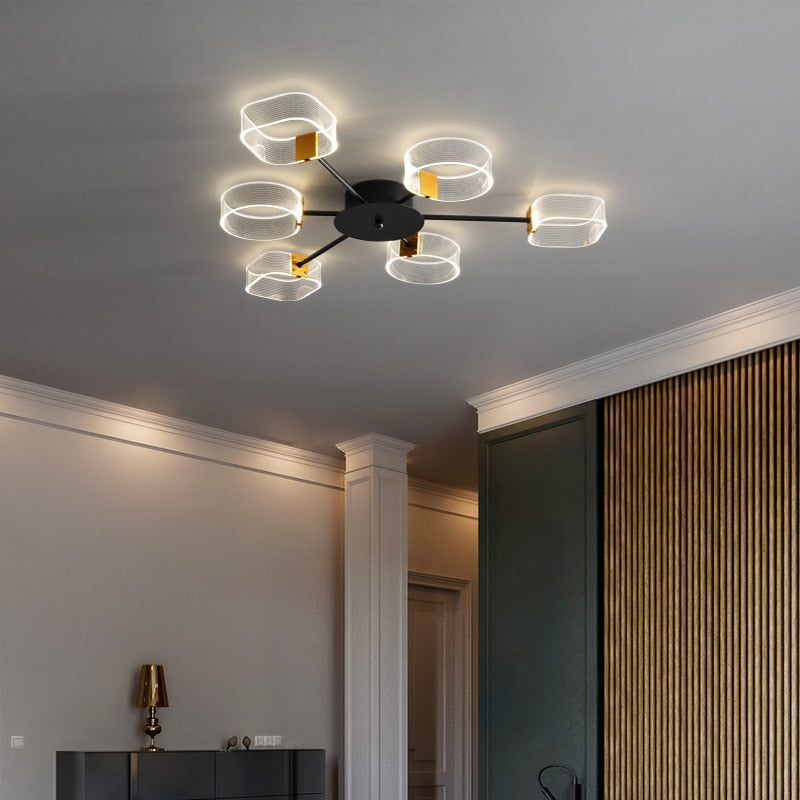 Modern Dimmable LED Ceiling Lamp Kaia SPINGAR.COM