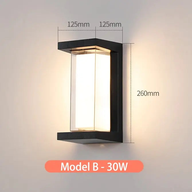Outdoor LED Wall Lamp Hedvig ( with motion sensor ) SPINGAR.COM