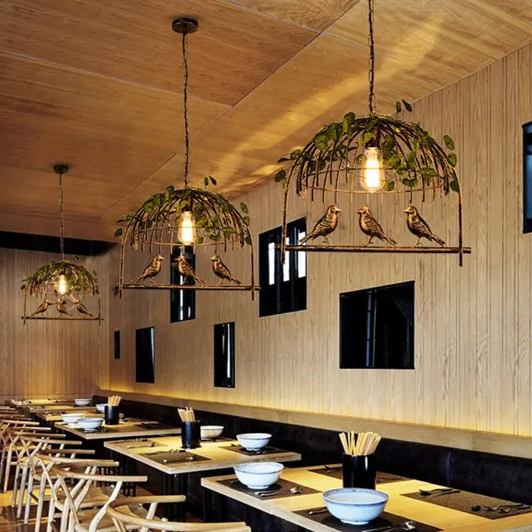 Industrial Vintage LED Island Pendant Lamp Larry SPINGAR.COM