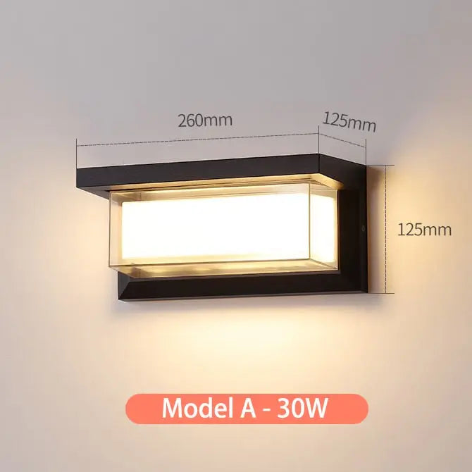 Outdoor LED Wall Lamp Hedvig ( with motion sensor ) SPINGAR.COM