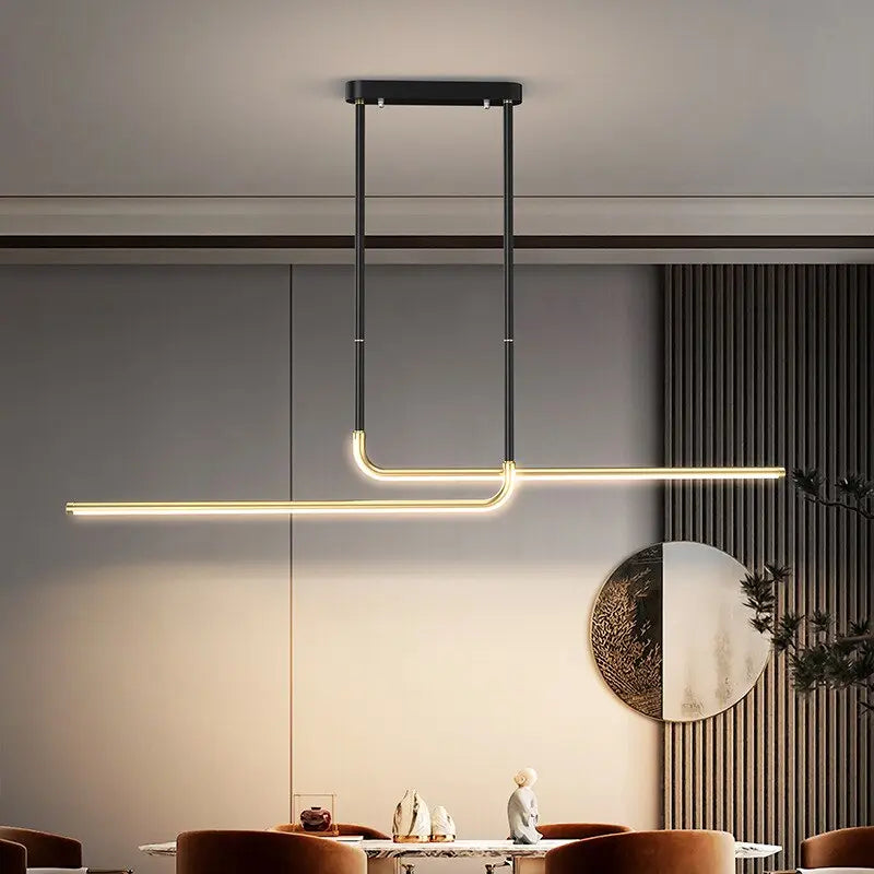 Modern Minimalist Dining Table LED Island Pendant Lamp Marny SPINGAR.COM