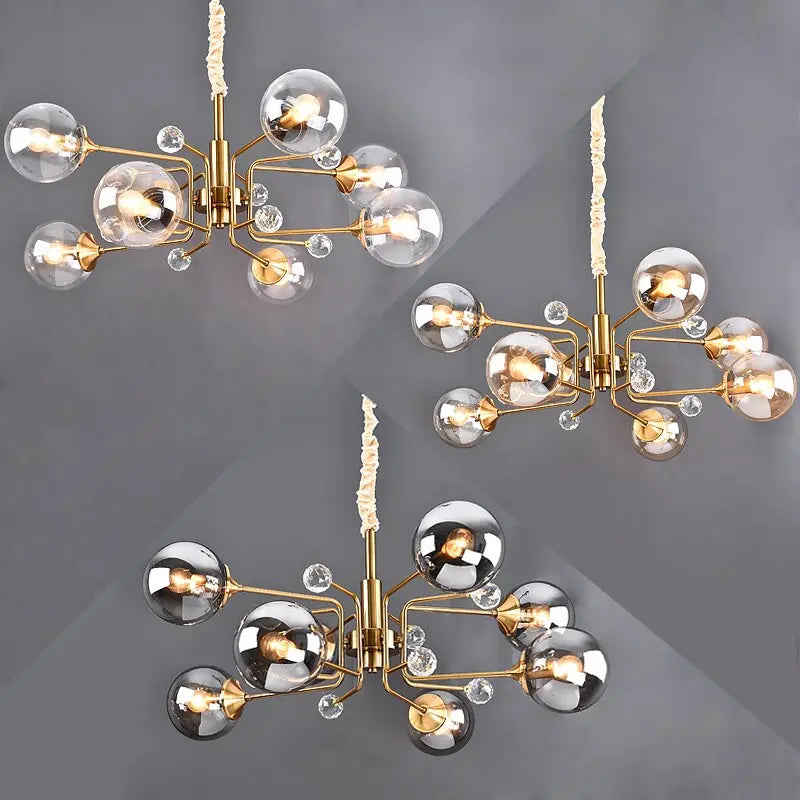 Luxury Glass Ball LED Pendant Lamp Frederik SPINGAR.COM