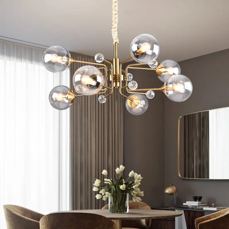 Luxury Glass Ball LED Pendant Lamp Frederik SPINGAR.COM