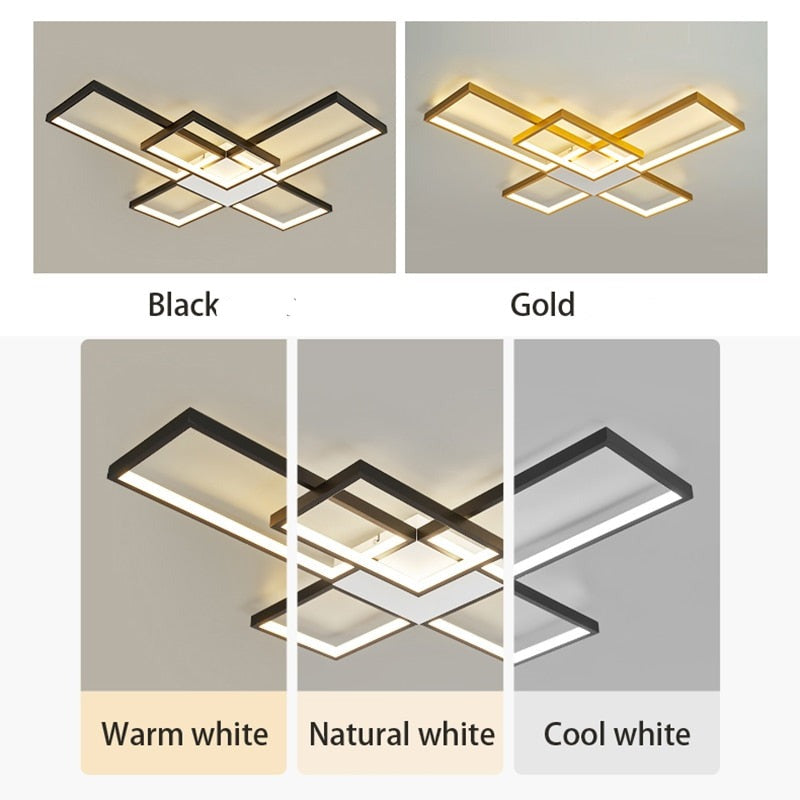 Modern Dimmable LED Ceiling Lamp Ingemar SPINGAR.COM