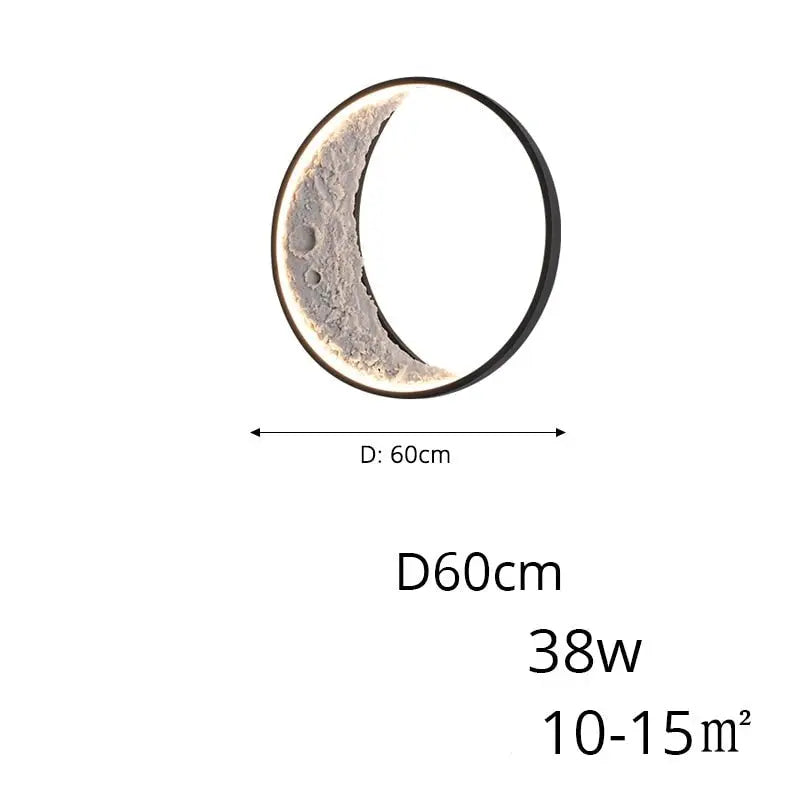 LED Indoor/Outdoor Wall Moon Lamp SPINGAR.COM