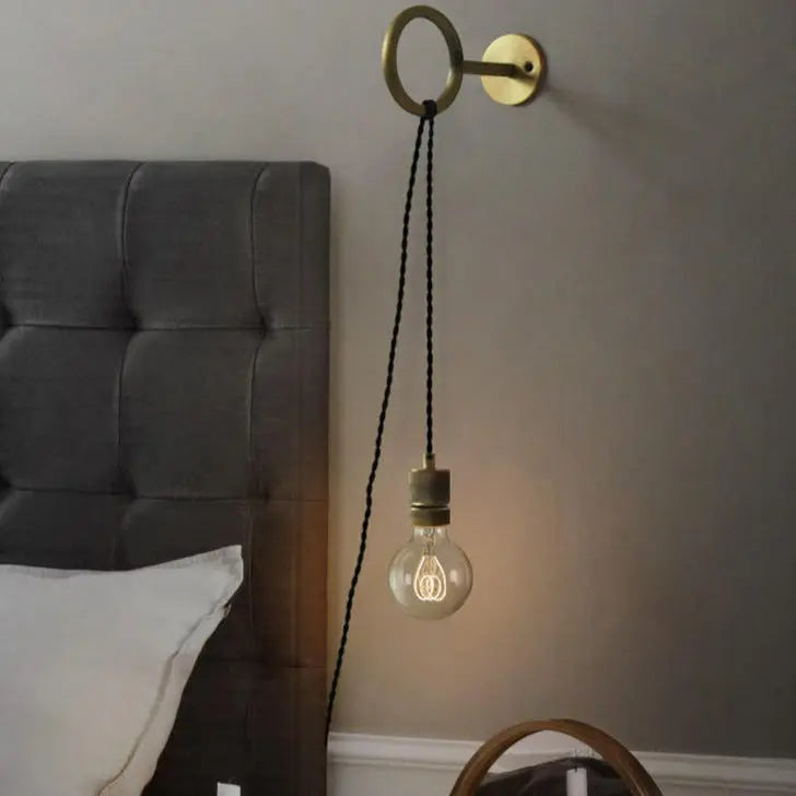 Vintage Punk Ring LED Wall Lamp Den™ SPINGAR.COM