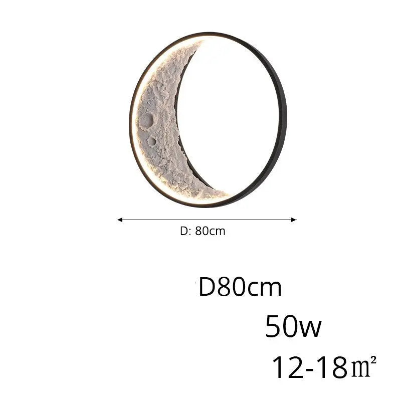 LED Indoor/Outdoor Wall Moon Lamp SPINGAR.COM