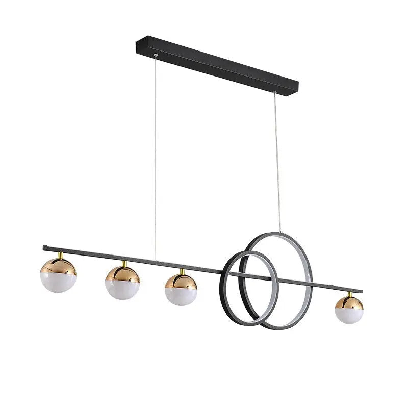 Nordic Rectangular Dining Table LED Island Pendant lamp Danby SPINGAR.COM