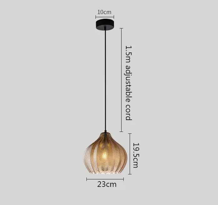 Glass Ball LED Pendant Lamp Malthe SPINGAR.COM