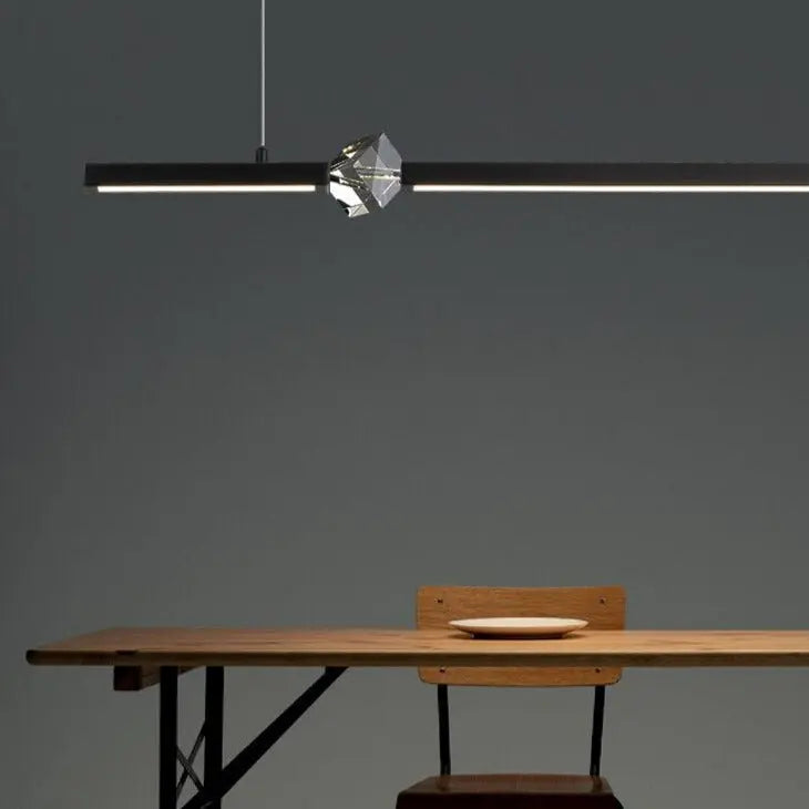 Minimalist Luxury Crystal DinnigvTable LED Island Pendant Lamp Ebbe SPINGAR.COM