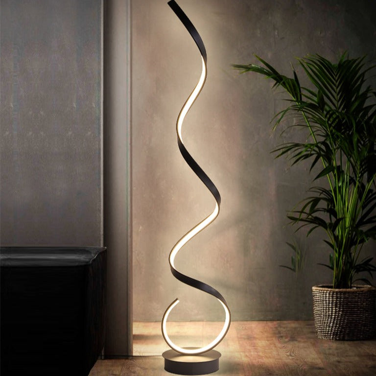 Postmodern Luxury Spiral-shaped LED floor lamp Aina SPINGAR.COM