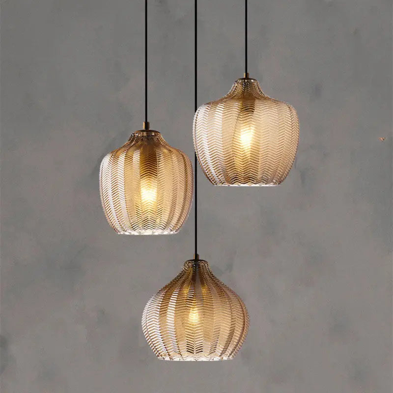 Glass Ball LED Pendant Lamp Malthe SPINGAR.COM