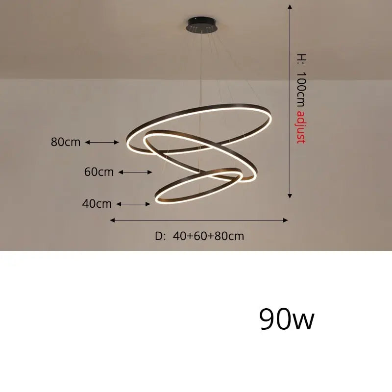 Luxury Dimmable LED Pendant Lamp Elín SPINGAR.COM