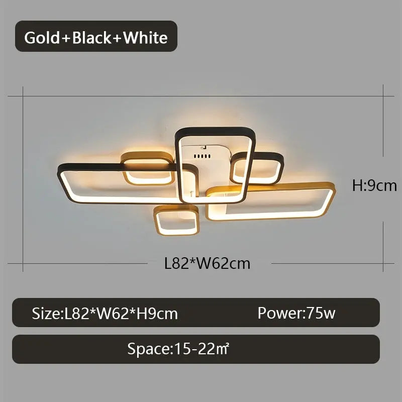 Modern LED Ceiling Lamp Leevi SPINGAR.COM