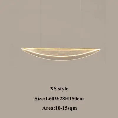 Modern Acrylic LED Island Pendant Lamp Marina SPINGAR.COM