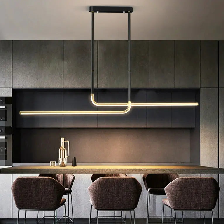 Modern Minimalist Dining Table LED Island Pendant Lamp Marny SPINGAR.COM