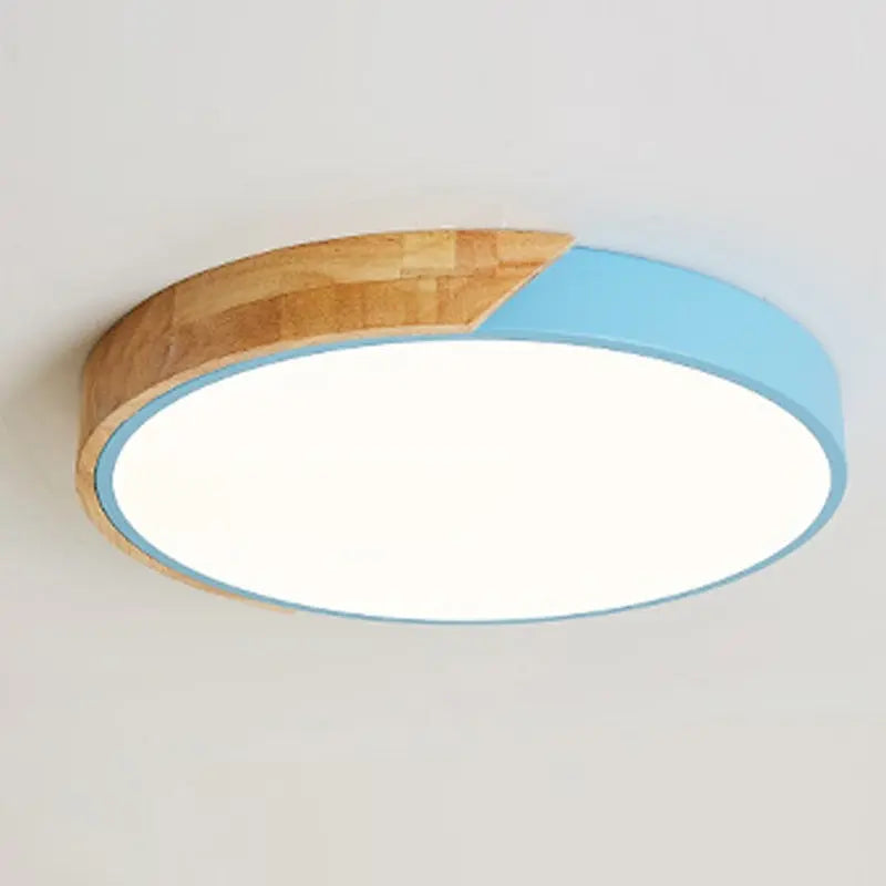 Wooden Frame LED Ceiling Lamp Konrad SPINGAR.COM