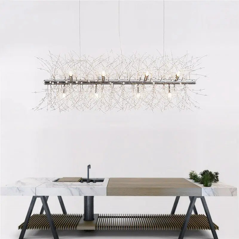 Modern Nordic Crystal LED Pendant Lamp Zarina SPINGAR.COM