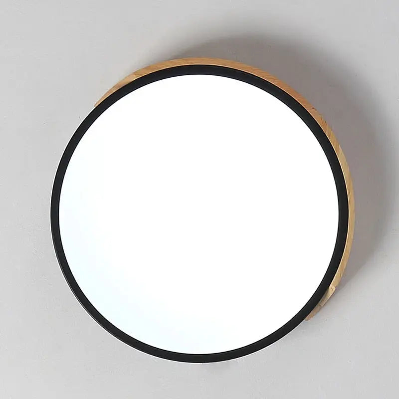 Wooden Frame LED Ceiling Lamp Konrad SPINGAR.COM