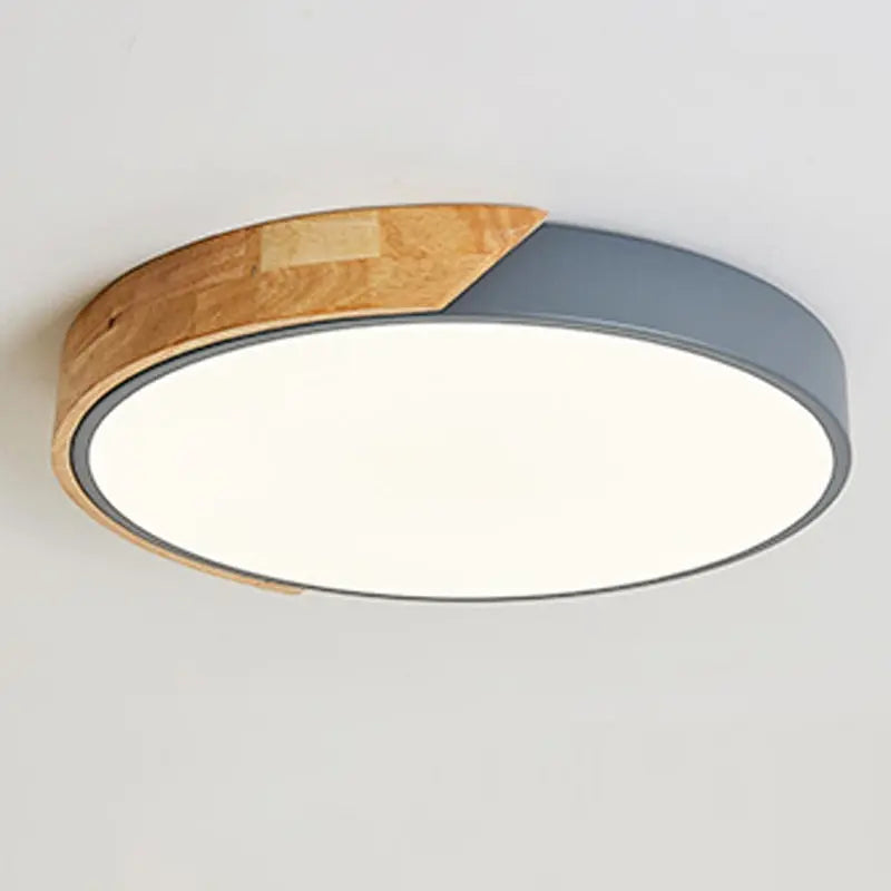 Wooden Frame LED Ceiling Lamp Konrad SPINGAR.COM