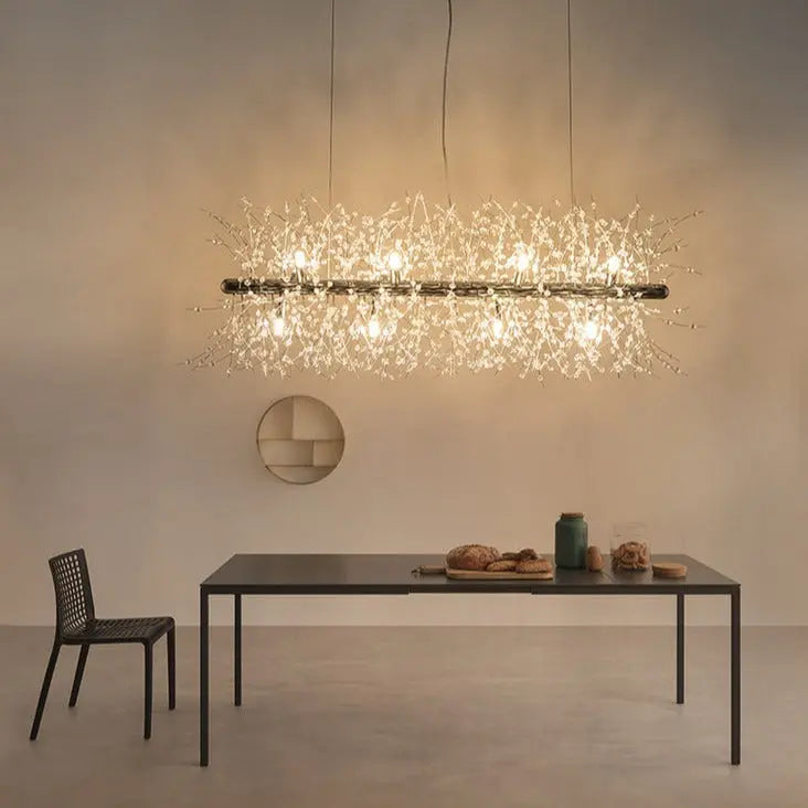 Modern Nordic Crystal LED Pendant Lamp Zarina SPINGAR.COM