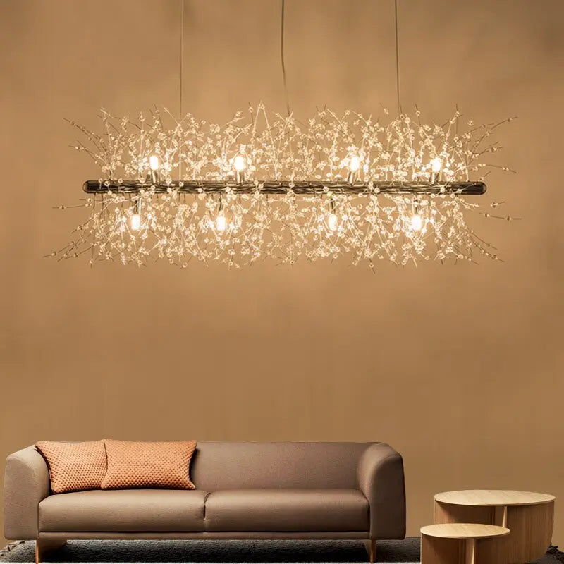 Modern Nordic Crystal LED Pendant Lamp Zarina SPINGAR.COM