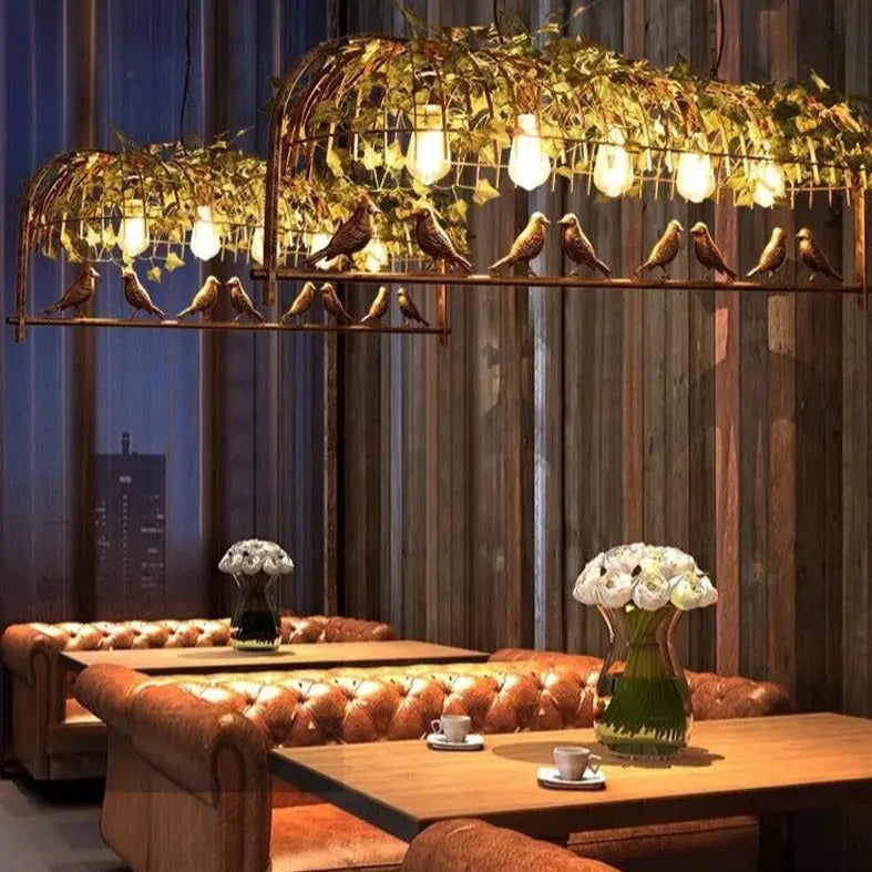 Industrial Vintage LED Island Pendant Lamp Larry SPINGAR.COM