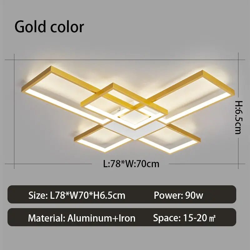 Modern Dimmable LED Ceiling Lamp Ingemar SPINGAR.COM