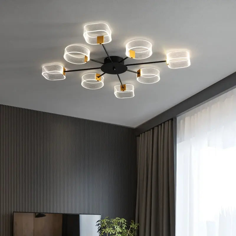Modern Dimmable LED Ceiling Lamp Kaia SPINGAR.COM
