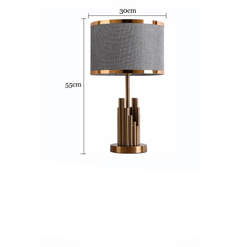 Postmodern Luxury Decorative Design Touch Button Table Lamp Kennedy SPINGAR.COM