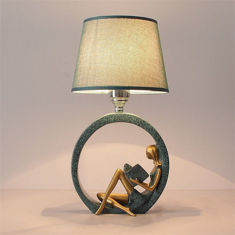 Post-modern Deco Bedside Table Lamp Frida SPINGAR.COM