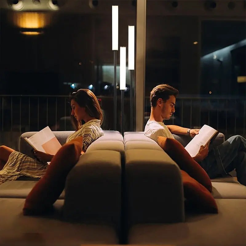 Dimmable Floor lamp Haakon ( With Storage Shelf ) SPINGAR.COM