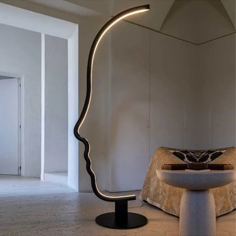 Designer Face LED Floor Lamp Madeline™ SPINGAR.COM