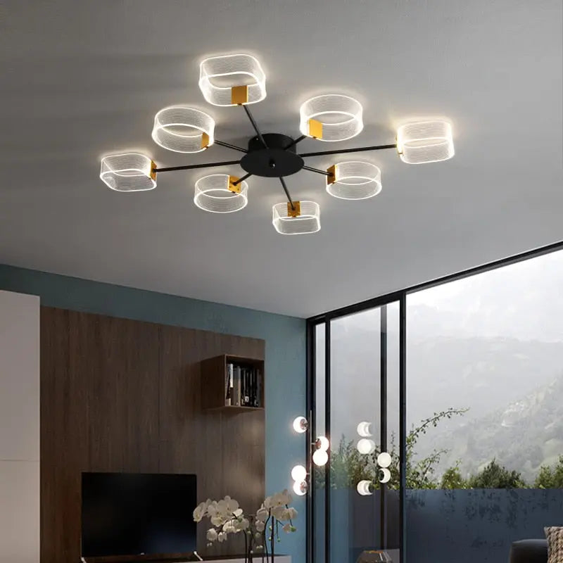 Modern Dimmable LED Ceiling Lamp Kaia SPINGAR.COM