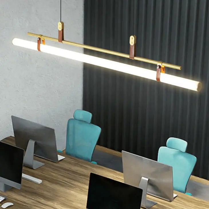 Minimalist Design Long Tube Kitchen/bar/office Island Lamp Saadia SPINGAR.COM