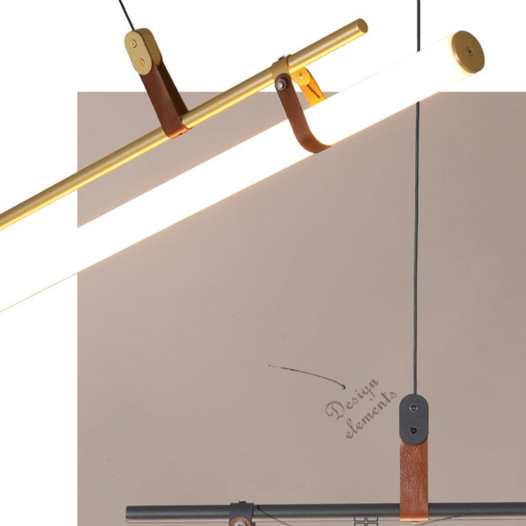 Minimalist Design Long Tube Kitchen/bar/office Island Lamp Saadia SPINGAR.COM