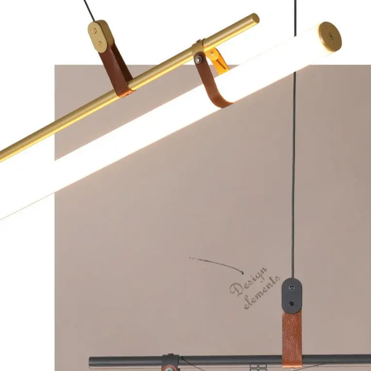 Minimalist Design Long Tube Kitchen/bar/office Island Lamp Saadia SPINGAR.COM