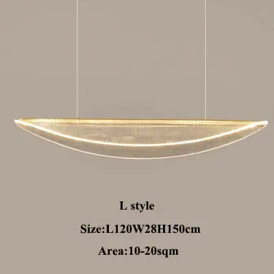 Modern Acrylic LED Island Pendant Lamp Marina SPINGAR.COM