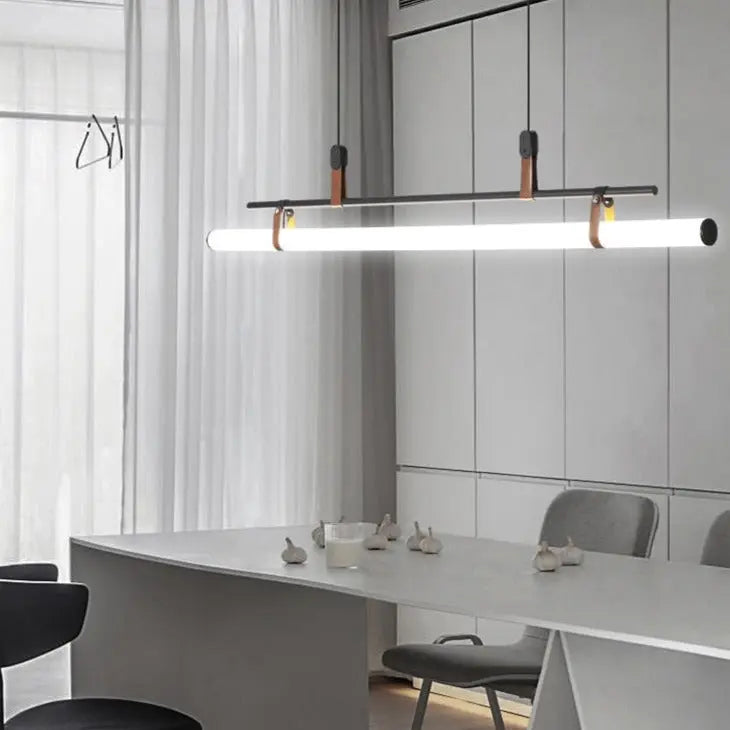 Minimalist Design Long Tube Kitchen/bar/office Island Lamp Saadia SPINGAR.COM