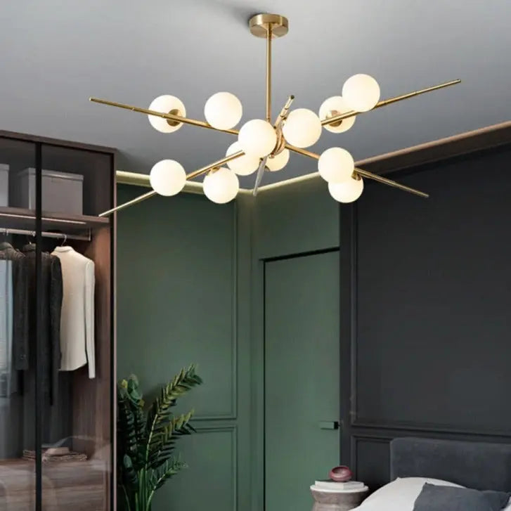 Modern Glass Ball LED Island Pendant Lamp Isabella™ Spingar.com