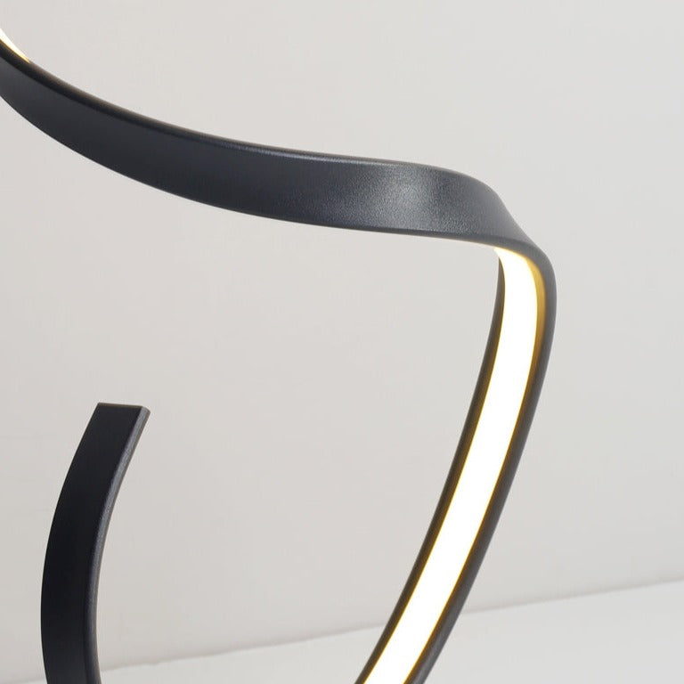Postmodern Luxury Spiral-shaped LED floor lamp Aina SPINGAR.COM